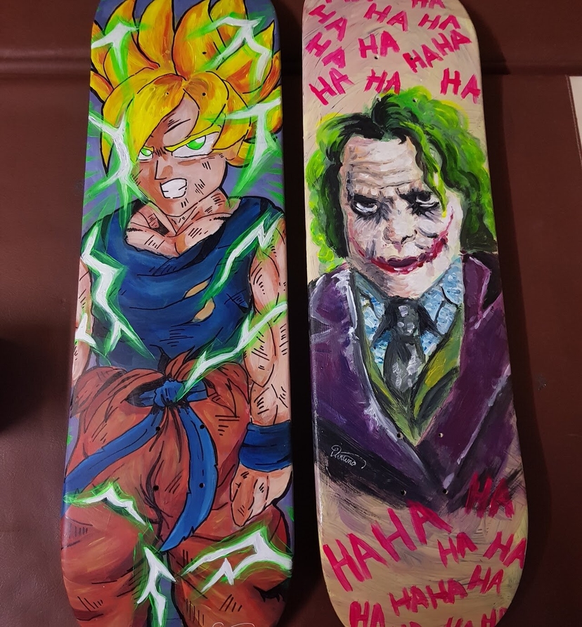 skateboard decks